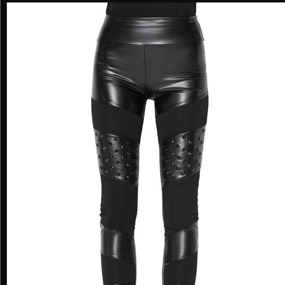 Killstar Black studded leggings, size xxl - Picture 5 of 5